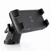 Adjustable phone charger mount rotated to landscape orientation for wide viewing