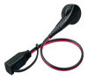 Rear view of the MagCode 12V power clip connector head showing ergonomic grip