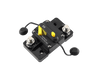 Angled view of 250A circuit breaker showing heavy-duty stainless steel studs