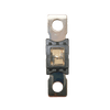 Rear view of 200A Mega fuse showing solid tin-plated copper construction