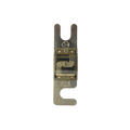 Top view of 200A Midi fuse featuring clear housing and tin-plated terminals