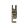Top view of 200A Midi fuse featuring clear housing and tin-plated terminals