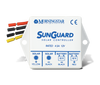 Morningstar SunGuard 4.5A 12V PWM solar charge controller with integrated wiring leads and side mounting holes