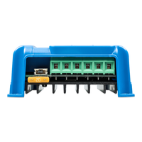 Direct bottom view showing terminal block, replaceable fuse and cooling fins
