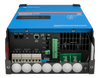 Internal connection panel of MultiPlus-II GX showing AC, DC and data terminals