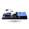 Angled view of Exotronic pre-wired Victron board featuring MultiPlus-II and DC charging components
