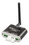 Side perspective view of the RS485 to Zigbee converter with dipole antenna
