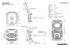 Dimensional drawing showing measurements of the SAE solar input socket