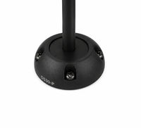 Black vertical cable seal with 9-14mm cable entry and stainless screws