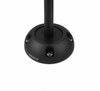 Black vertical cable seal with 9-14mm cable entry and stainless screws