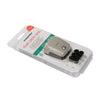 Perspective view of Scanstrut dual cable seal retail package showing included bungs