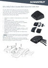 Specification sheet for Scanstrut DS-H-MULTI-BLK multi horizontal cable seal