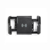 Front view of 10W waterproof wireless charger with open adjustable side grips