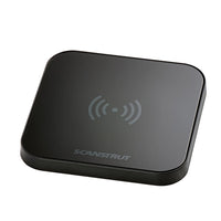 Scanstrut 15W magnetic Ultra Qi2 waterproof wireless charger in black