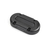 Closed Scanstrut multi cable seal in black with four visible screw points