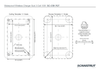 1:1 scale cutting and recess template for Scanstrut wireless charger