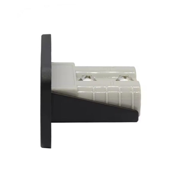 Side profile of flush mount panel demonstrating mounting depth and slim faceplate