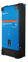 Side perspective of the Victron Phoenix Smart Inverter 12/1600 showing steel enclosure