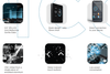 Graphic showing features of Simarine Pico including IPS LCD, slim design, smartphone app, and CNC milled aluminium