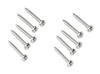Set of twelve stainless steel self-tapping screws for solar bracket installation