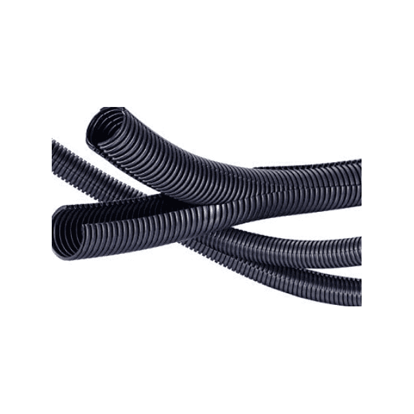 16mm ID Split Tube Flexible Conduit Black 100m Roll Main Image