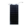 Front view of Sunman 175W flexible solar panel with 36 cells and dual junction boxes