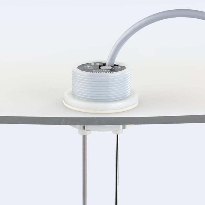 Tank level sensor installed through a tank wall using outside mounting configuration