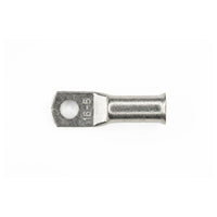 Top-down view of 16mm² M5 copper lug with size identification markings