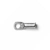 Top-down view of 25mm² M10 copper lug with size identification markings