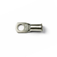 Top-down view of 50mm² M12 copper lug with size identification markings