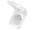 Transco 15A White Caravan Power Outlet