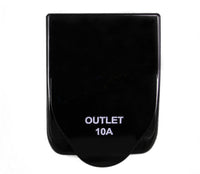 Transco 15A Black Caravan Power Outlet
