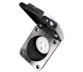 Transco 10A Black Caravan Power Outlet