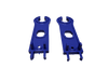 Two blue solar assembly tools standing upright showing the durable plastic profile