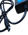 Close-up detail of the USB-C male connector plug