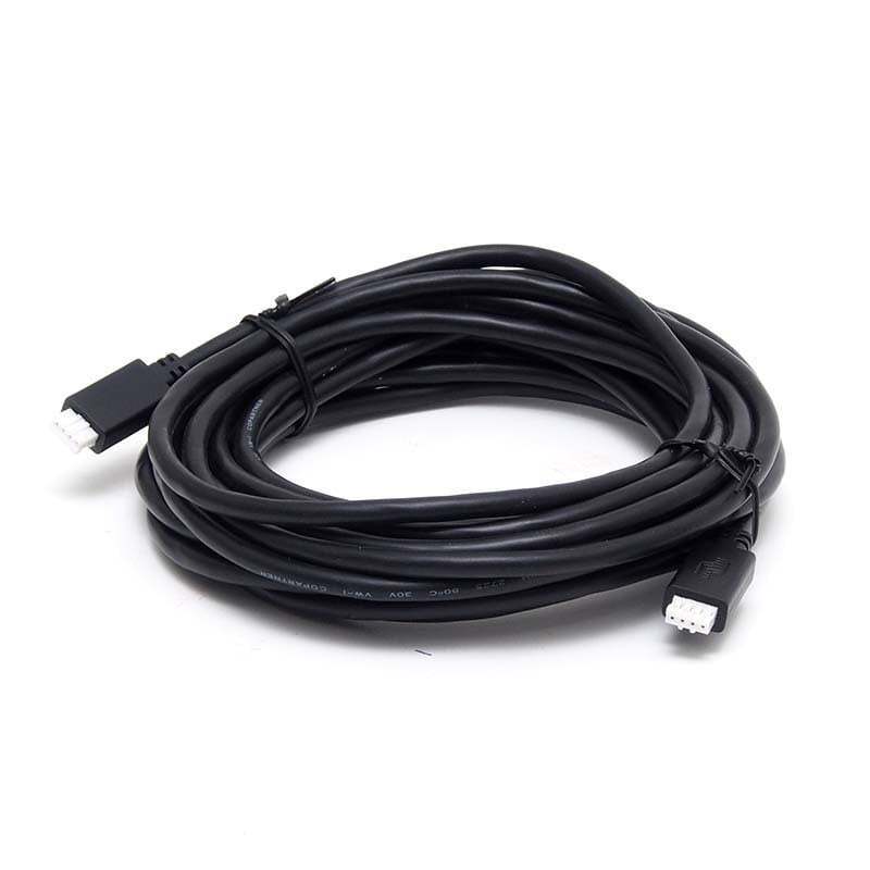 Coiled 5-metre VE.Direct cable with white 4-pin connectors at both ends