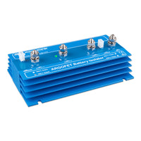 Angled view from the input side of the Victron 100A battery isolator