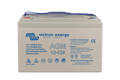 Front view of Victron 12V 125Ah AGM Super Cycle deep cycle battery