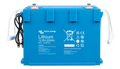 Blue Victron lithium battery 12.8V 200Ah with rope handles and M8 terminals
