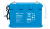 Blue Victron lithium battery 12.8V 200Ah with rope handles and M8 terminals