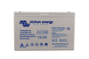 Victron 12V 38Ah AGM Super Cycle battery showing front label with specifications and top terminals