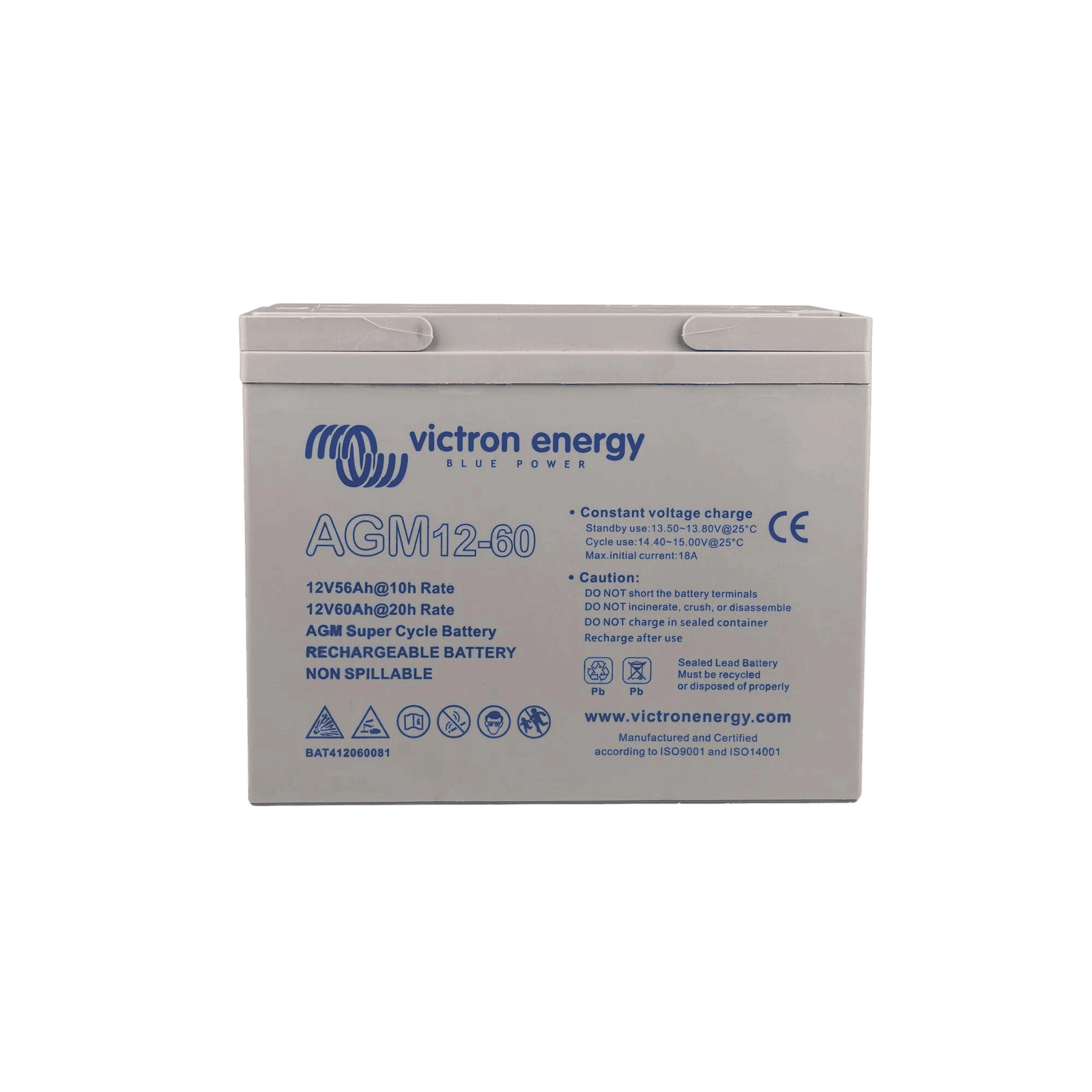Victron 12V 60Ah AGM Super Cycle Deep Cycle Battery