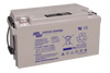 Side perspective of Victron 12V 90Ah rechargeable gel battery