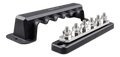 250A busbar with 6 stainless steel terminal studs and black protective cover