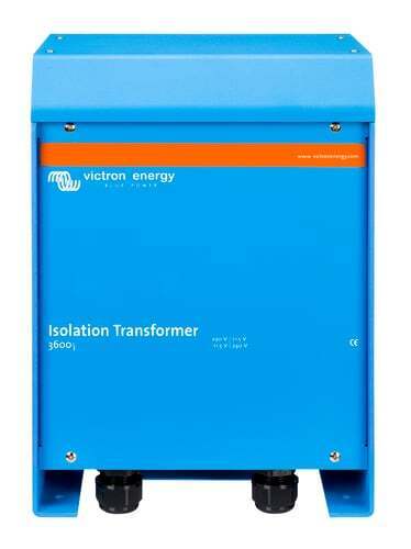 Direct front view of the 3600W variant isolation transformer model
