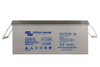 Front view of the grey Victron AGM 12-230 Super Cycle battery showing product details and specifications