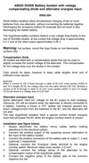 Technical features and installation guide text for the Victron Argo Diode battery isolator