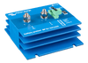 Angled side view of the 12V or 24V 220A low voltage disconnect with mounting slots