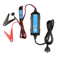 Victron 6V 12V 1.1A Blue Smart IP65 charger with AU NZ plug and crocodile clips