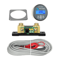 Kit contents for Victron BMV-712 battery monitor including 500A shunt and cables